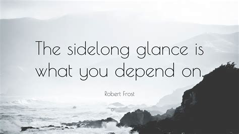 what is a sidelong glance.